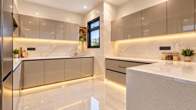 Kitchen Image of 2699 Sq.ft 4 BHK Builder Floor for sale in Paramount Luxury Floors Sushant Lok 3, Sector 57 Gurgaon for Rs. 32000000
