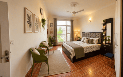 Bedroom Image of 1250 Sq.ft 2 BHK Apartment / Flat for sale in Vision Nirwana Greens 4, Aujala Mohali for Rs. 5500000