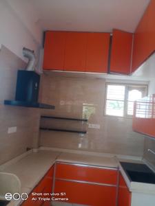 Kitchen Image of 1100 Sq.ft 2 BHK Builder Floor for rent in Sanjaynagar Bengaluru for Rs. 35000