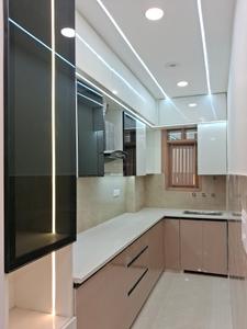 Kitchen Image of 756 Sq.ft 2 BHK Builder Floor for rent in Dwarka Mor New Delhi for Rs. 20000