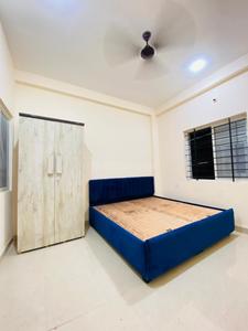 Bedroom Image of 400 Sq.ft 1 BHK Builder Floor for rent in Mahalakshmi Nagar Indore for Rs. 12500