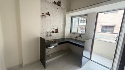 Kitchen Image of 500 Sq.ft 1 BHK Apartment / Flat for sale in Pimple Gurav Pune for Rs. 3200000