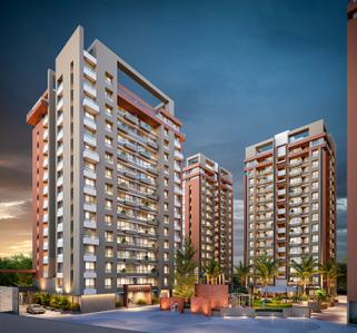 Image of 1367 Sq.ft 2 BHK Apartment / Flat for sale in Prayosha Classic, Dindoli, Surat for Rs. 4222000