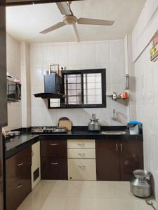 Kitchen Image of 661 Sq.ft 1 BHK Apartment / Flat for rent in Ram Society, Yerawada Pune for Rs. 20000