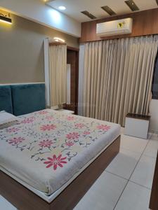 Bedroom Image of 1200 Sq.ft 2 BHK Apartment / Flat for rent in Bhadaj Ahmedabad for Rs. 34000