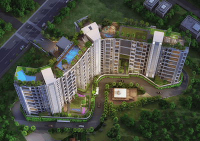 Image of 1081 Sq.ft 2 BHK Apartment / Flat for sale in Bramhacorp Sun Valley Phase 1, Bavdhan, Pune for Rs. 10800000