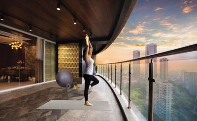 Balcony Image of 4855 Sq.ft 4.5 BHK Penthouse for sale in Mundhwa Pune for Rs. 55500000
