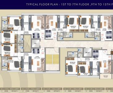 Image of 529 Sq.ft 1 BHK Apartment / Flat for sale in Pragati CHS Adityaraj Central, Ghatkopar East, Mumbai for Rs. 10500000