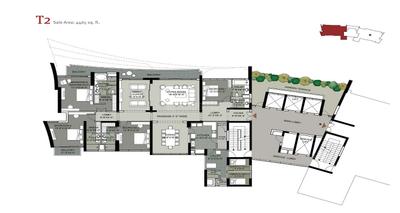Image of 5575 Sq.ft 4 BHK Apartment / Flat for sale in Unitech UGCC Burgundy, Sector 97, Noida for Rs. 71000000