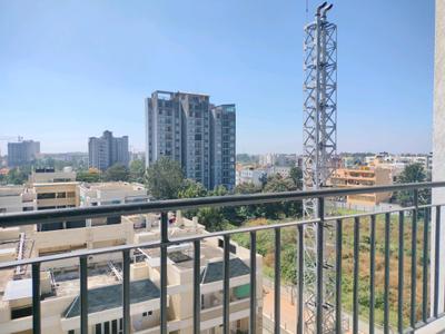 Living Room Image of 618 Sq.ft 1 BHK Apartment / Flat for rent in Godrej Nurture, Electronic City Bengaluru for Rs. 32500