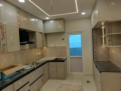Kitchen Image of 2300 Sq.ft 3 BHK Apartment / Flat for rent in Rajapushpa Provincia, Narsingi Hyderabad for Rs. 81000