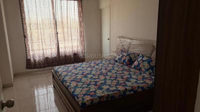 Bedroom Image of 910 Sq.ft 3 BHK Apartment / Flat for rent in Radhekrishna Shubh Green by Radhekrishna Group, Tragad Ahmedabad for Rs. 32000