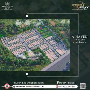 Image of 1000 Sq.ft Residential Plot / Land for sale in Mahalaxmi Nagar 45, Samruddhi Mahamarg, Nagpur for Rs. 2850000