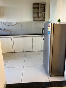 Kitchen Image of 1000 Sq.ft 2 BHK Apartment / Flat for rent in Shekhar Planet, Vijay Nagar Indore for Rs. 30000