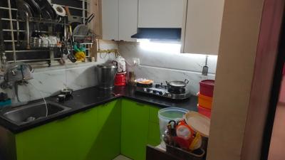 Kitchen Image of 900 Sq.ft 2 BHK Apartment / Flat for sale in Earthshastra Nariman Point, Mahalakshmi Nagar Indore for Rs. 5000000