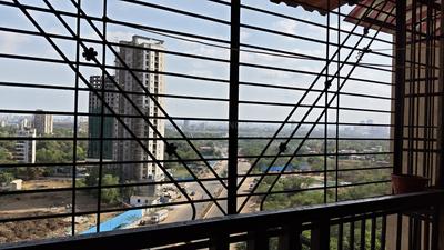 Balcony Image of 800 Sq.ft 2 BHK Apartment / Flat for rent in Raunak City, Kalyan West Kalyan for Rs. 18000