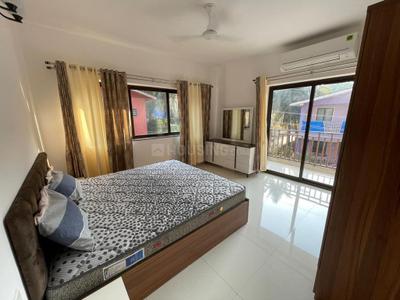 Bedroom Image of 600 Sq.ft 1 BHK Apartment / Flat for rent in Siolim Goa for Rs. 45000