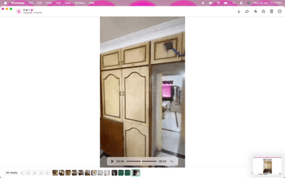 Kitchen Image of 1200 Sq.ft 2 BHK Apartment / Flat for rent in Adajan Surat for Rs. 21000