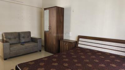 Bedroom Image of 320 Sq.ft 1 RK Apartment / Flat for rent in Nyati Elysia, Kharadi Pune for Rs. 23500