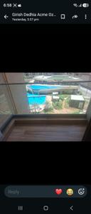 Balcony Image of 960 Sq.ft 2 BHK Apartment / Flat for rent in Raymond Realty Ten X Era, Thane West Thane for Rs. 47000
