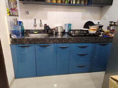 Kitchen Image of 500 Sq.ft 1 BHK Apartment / Flat for rent in Mantra Essence, Undri Pune for Rs. 20000