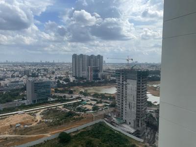 Balcony Image of 1640 Sq.ft 3 BHK Apartment / Flat for rent in Vario Homes, Hebbal Bengaluru for Rs. 80000