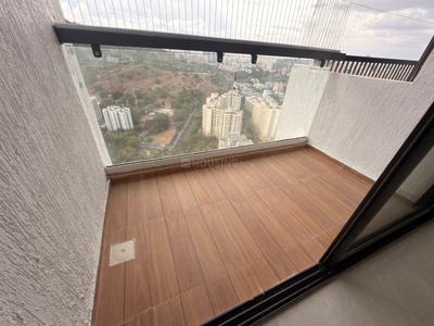 Balcony Image of 1400 Sq.ft 3 BHK Apartment / Flat for rent in DSS Mahavir Spring, Thane West Thane for Rs. 80000