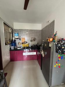Kitchen Image of 950 Sq.ft 2 BHK Apartment / Flat for rent in Gagan Micasaa Phase 2, Wagholi Pune for Rs. 20000