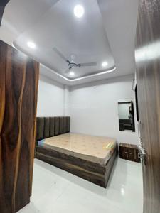 Bedroom Image of 1500 Sq.ft 1 BHK Builder Floor for rent in Mahalakshmi Nagar Indore for Rs. 18000