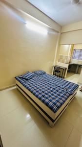Bedroom Image of 600 Sq.ft 1 RK Builder Floor for rent in Indra Puri Colony Indore for Rs. 10000