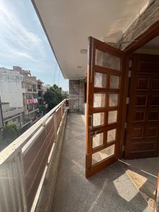 Balcony Image of 2250 Sq.ft 3 BHK Builder Floor for rent in Inder Puri New Delhi for Rs. 65222