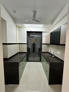 Kitchen Image of 700 Sq.ft 1 BHK Apartment / Flat for rent in DSS Mahavir Spring, Thane West Thane for Rs. 33500