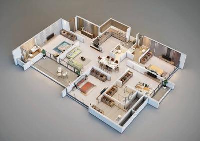 Image of 1652 Sq.ft 3 BHK Apartment / Flat for sale in Holystico Astrana, Hadapsar, Pune for Rs. 17000000