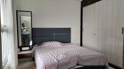 Bedroom Image of 1517 Sq.ft 3 BHK Apartment / Flat for rent in Shantigram Ahmedabad for Rs. 40000