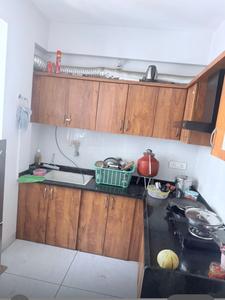 Kitchen Image of 999 Sq.ft 2 BHK Apartment / Flat for rent in Sampat Hills, Bhicholi Mardana Indore for Rs. 17800
