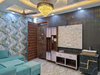 Living Room Image of 1000 Sq.ft 3 BHK Builder Floor for rent in Dwarka Mor New Delhi for Rs. 35000