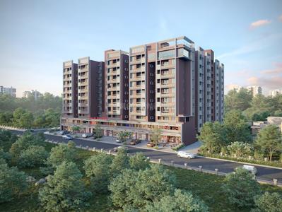 Image of 908 Sq.ft 3 BHK Apartment / Flat for sale in Ralsi Rivera, Ghuma, Ahmedabad for Rs. 7400000