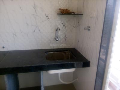 Kitchen Image of 620 Sq.ft 1 BHK Apartment / Flat for sale in Space Chandra Darshan Hill View, Karanjade Navi Mumbai for Rs. 4100000