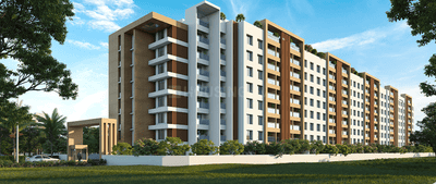 Image of 1405 Sq.ft 3 BHK Apartment / Flat for sale in Anshul Casa K Building, Wakad, Pune for Rs. 13400000