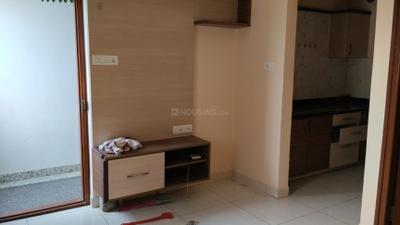 Living Room Image of 650 Sq.ft 1 BHK Apartment / Flat for rent in Brookefield Bengaluru for Rs. 26000