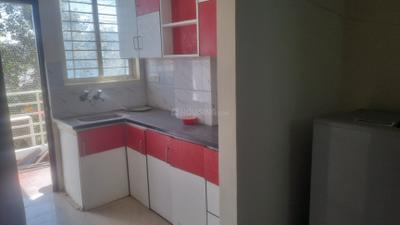 Kitchen Image of 550 Sq.ft 1 BHK Apartment / Flat for rent in Earthshastra Nariman Point, Mahalakshmi Nagar Indore for Rs. 14000