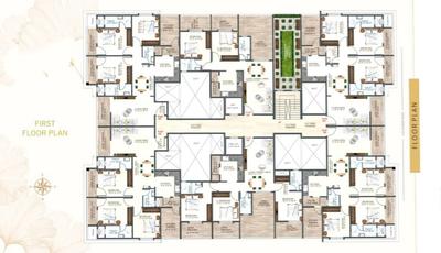 Image of 1500 Sq.ft 3 BHK Apartment / Flat for sale in Zingabai Takli, Nagpur for Rs. 5700000