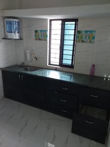 Kitchen Image of 1180 Sq.ft 1 BHK Villa for rent in Vejalpur Ahmedabad for Rs. 20900