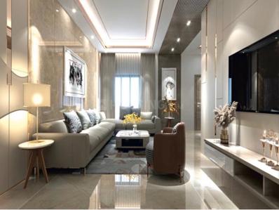 Living Room Image of 1355 Sq.ft 3 BHK Apartment / Flat for sale in Sublime Spring Elmas, Noida Extension Greater Noida for Rs. 16558100