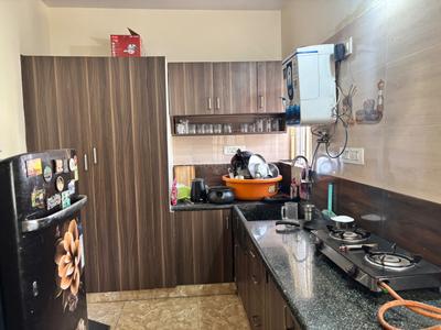 Kitchen Image of 1210 Sq.ft 2 BHK Builder Floor for rent in Murugeshpalya Bengaluru for Rs. 32000