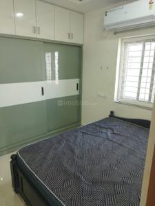 Bedroom Image of 550 Sq.ft 1 BHK Builder Floor for rent in Financial District Hyderabad for Rs. 27000