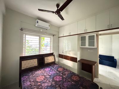 Bedroom Image of 601 Sq.ft 1 BHK Builder Floor for rent in Kudlu Bengaluru for Rs. 23000