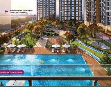 Balcony Image of 750 Sq.ft 1 BHK Apartment / Flat for sale in Prestige Garden Trails, Mira Road East Mira Bhayandar for Rs. 9500000
