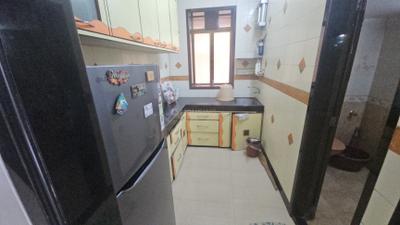 Kitchen Image of 600 Sq.ft 1 BHK Apartment / Flat for rent in Ghatkopar West Mumbai for Rs. 37000