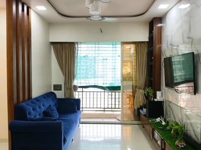 Living Room Image of 950 Sq.ft 2 BHK Apartment / Flat for rent in Vivaan Yashodarshan Residency, Kalyan East Kalyan for Rs. 23000